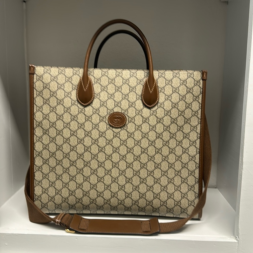 Gucci Medium Tote with Interlocking G